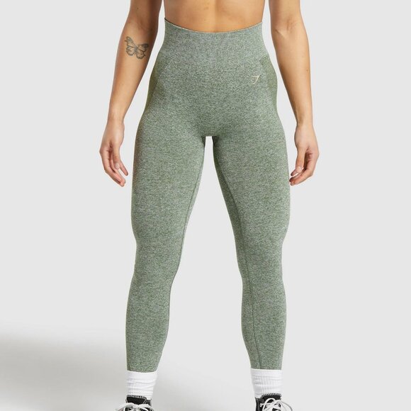 GYMSHARK Flex High Waisted Leggings, Green/Teal, Women's X-Small, NWOT - Picture 2 of 10